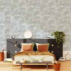Papier peint intissé BARKLEY coloris gris béton - 4MURS