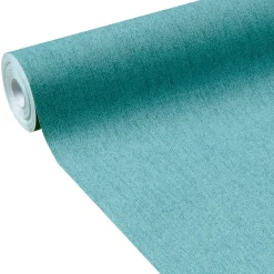 Papier peint intissé CALICO coloris bleu aqua - 4MURS