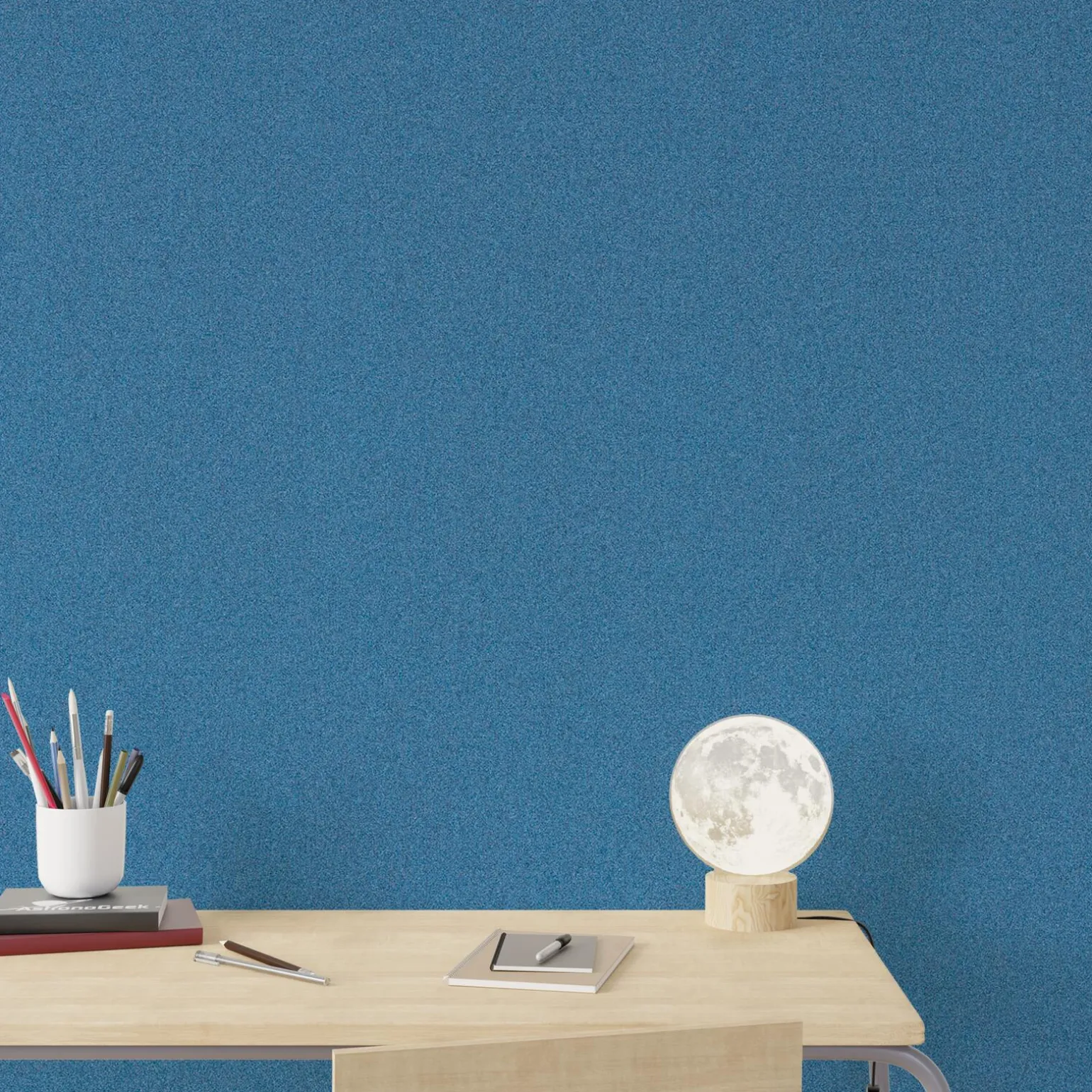 Papier peint intissé CALICO coloris bleu nuit - 4MURS
