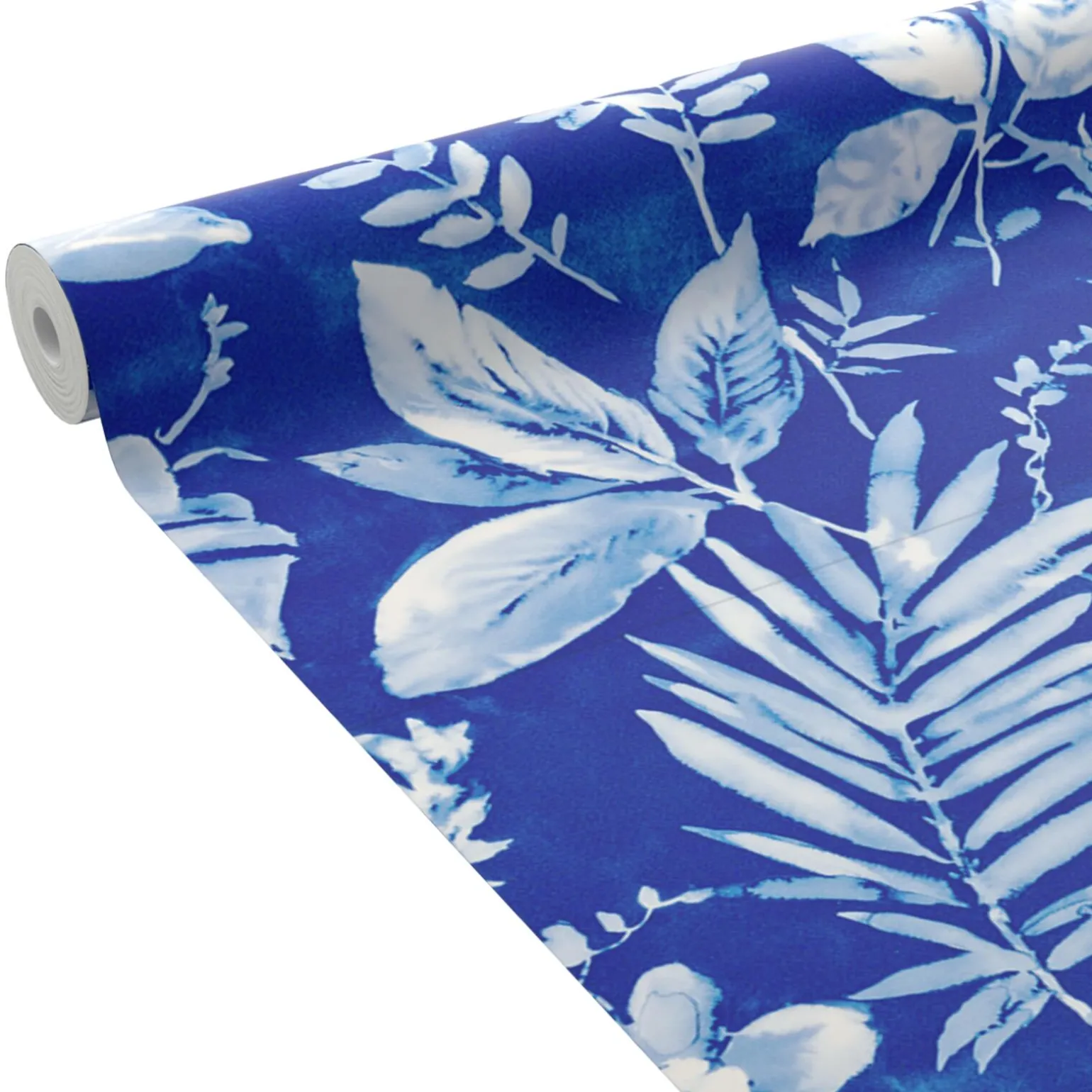 Papier peint intissé CARIENA coloris bleu outremer - 4MURS