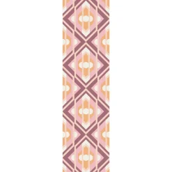 Papier peint intissé CATALINE coloris rose et orange - 4MURS