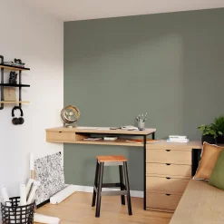 Papier peint intissé CLASSIC LINE coloris kaki - 4MURS