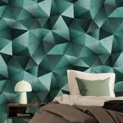 Papier peint intissé EKYNOX coloris émeraude - 4MURS