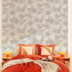 Papier peint intissé EKYNOX coloris blanc perlé - 4MURS