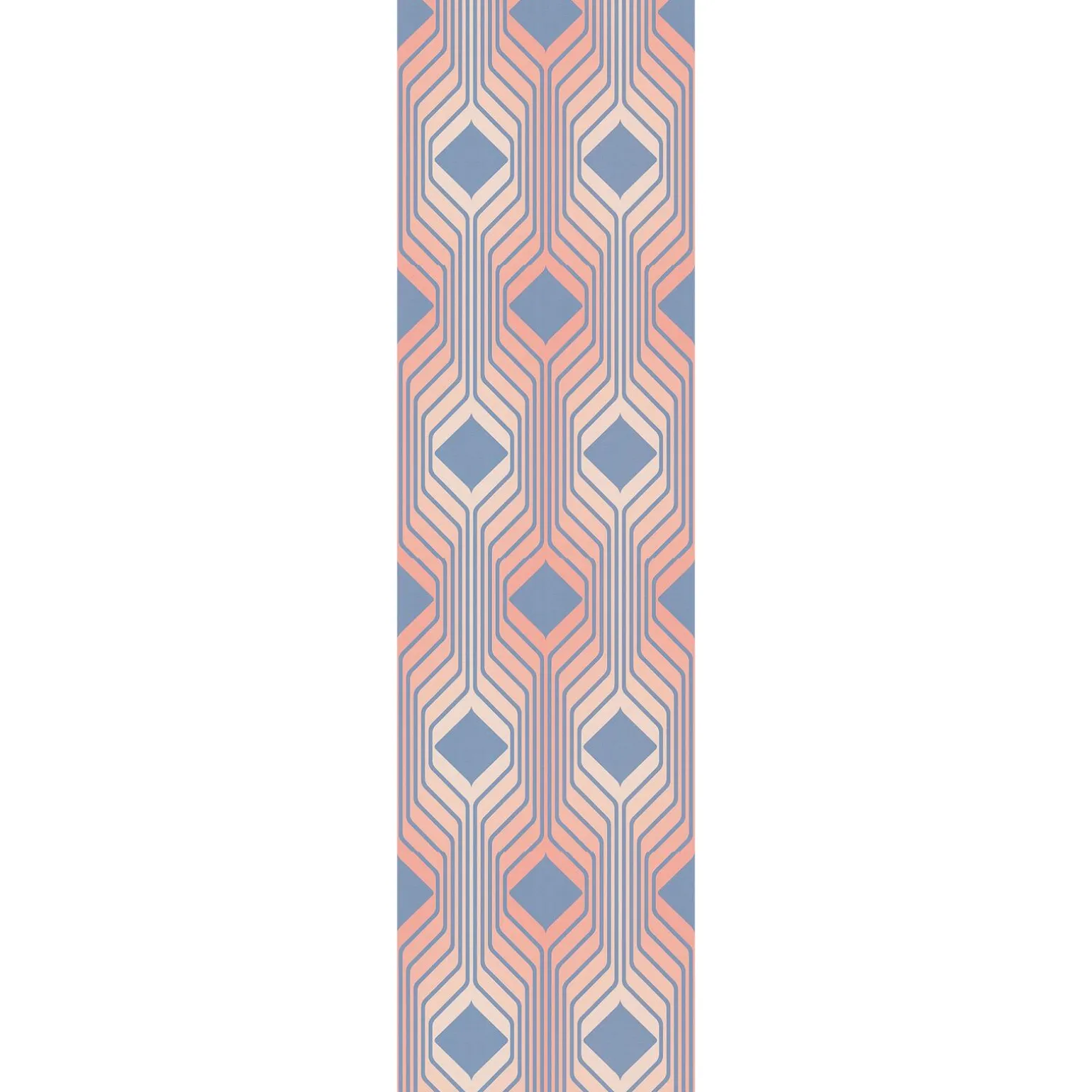 Papier peint intissé ELBÉE coloris rose et bleu - 4MURS