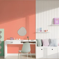 Papier peint intissé ENJOY coloris pêche - 4MURS