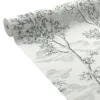 Papier peint intissé ERNEST coloris noir et blanc - 4MURS