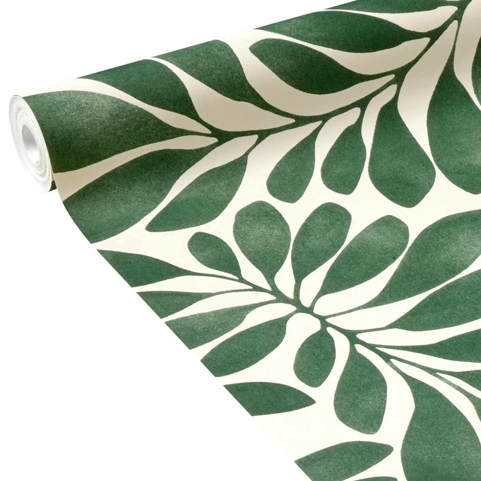 Papier peint intissé EVELEEN coloris vert anglais - 4MURS