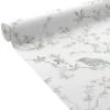Papier peint intissé FAUSTINE coloris vert de gris - 4MURS