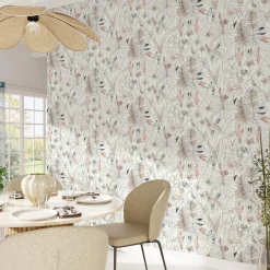 Papier peint intissé FLAVIGNY coloris lin - 4MURS
