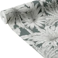 Papier peint intissé FLORENTINE PALM GARDEN vert céladon - 4MURS