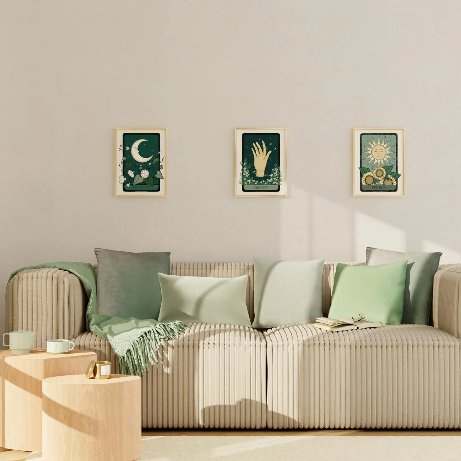 Papier peint intissé FLORENTINE coloris écru - 4MURS