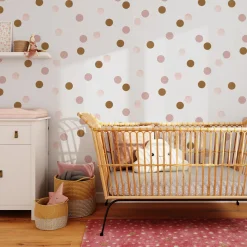 Papier peint intissé HAPPILY coloris rose poudré - 4MURS