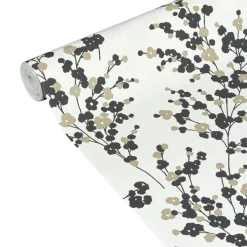 Papier peint intissé INAMI coloris noir et doré - 4MURS