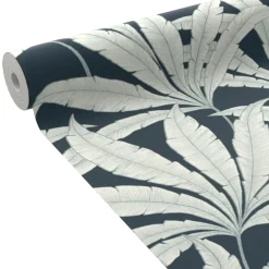 Papier peint intissé JEZABEL coloris bleu nuit - 4MURS
