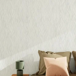 Papier peint intissé JULIANA coloris blanc - 4MURS