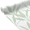 Papier peint intissé LAURIE coloris vert de gris - 4MURS