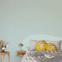 Papier peint intissé LAZY coloris bleu ciel - 4MURS