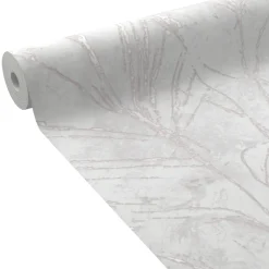 Papier peint intissé LORELLA coloris blanc - 4MURS