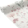 Papier peint intissé LOUISE coloris vert de gris - 4MURS