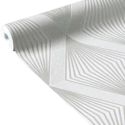 Papier peint intissé LUXURY coloris gris perle - 4MURS