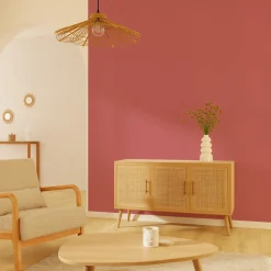 Papier peint intissé MALYA coloris rose vif - 4MURS