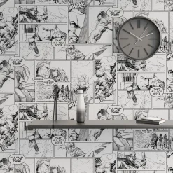 Papier peint intissé MARVEL BD coloris blanc - 4MURS