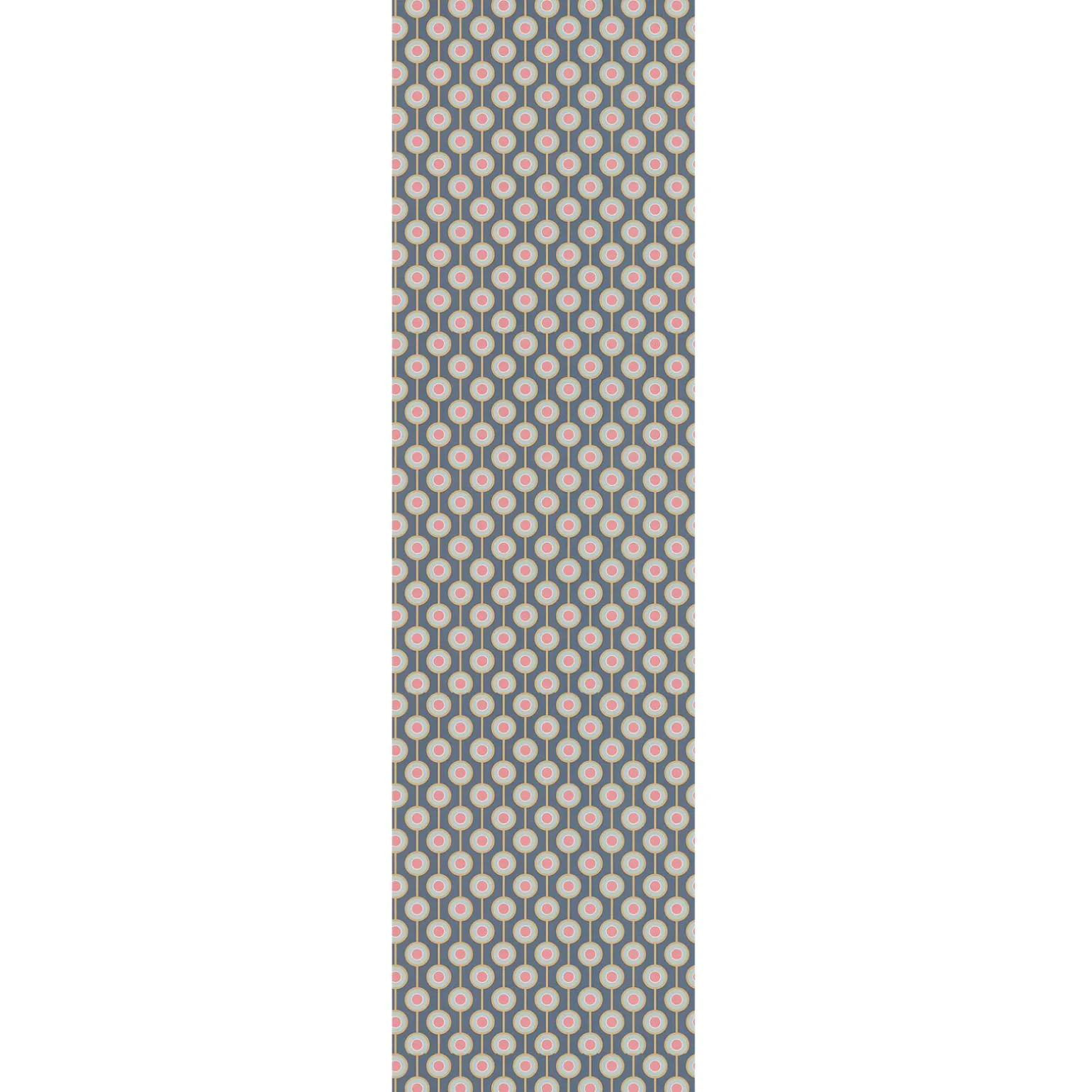 Papier peint intissé MILIAS coloris bleu foncé et rose - 4MURS