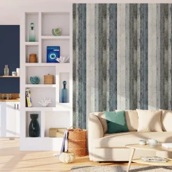Papier peint intissé MIRAMAR coloris bleu ciel - 4MURS