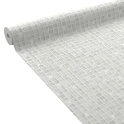 Papier peint intissé MOSAÏC coloris blanc grisé - 4MURS