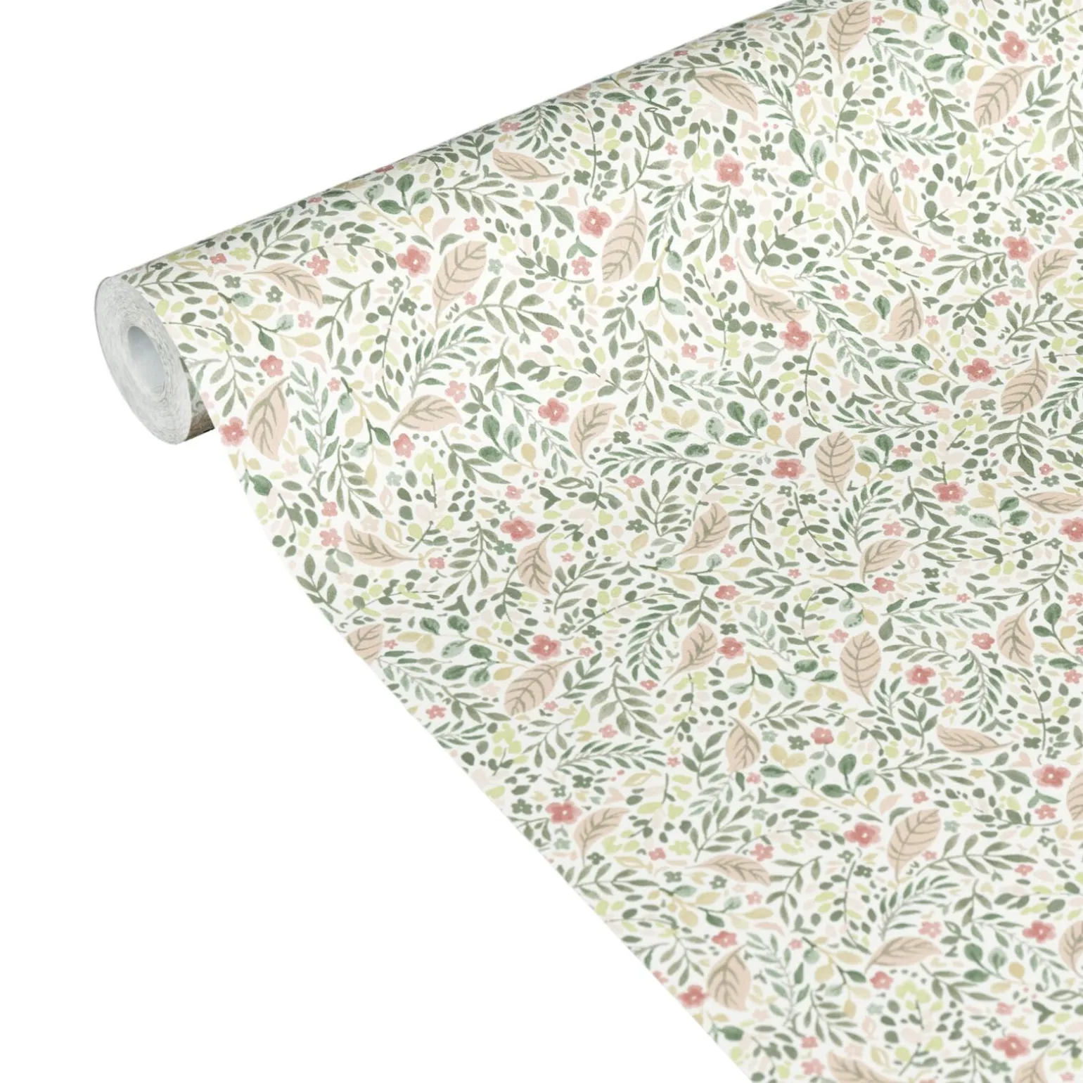 Papier peint intissé NAOMI coloris vert et rose - 4MURS