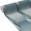 Papier peint intissé NESS coloris bleu grisé - 4MURS