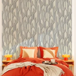Papier peint intissé NIKOLAI coloris gris perle - 4MURS