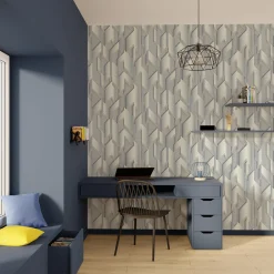 Papier peint intissé NIKOLAI coloris gris perle - 4MURS