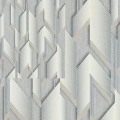 Papier peint intissé NIKOLAI coloris gris perle - 4MURS