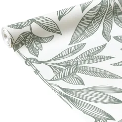 Papier peint intissé NOÉMIE coloris vert de gris - 4MURS