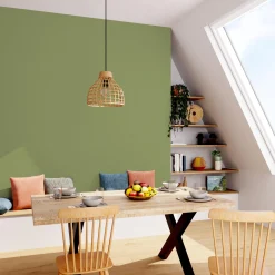 Papier peint intissé NUNCA coloris vert gazon - 4MURS