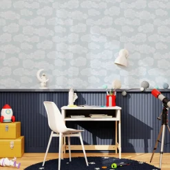 Papier peint intissé NUVOLE coloris bleu ciel - 4MURS