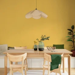 Papier peint intissé OPAL coloris jaune moutarde - 4MURS