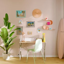 Papier peint intissé OPAL coloris rose pétale - 4MURS