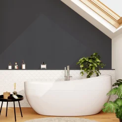 Papier peint intissé PALAZZO coloris gris souris - 4MURS
