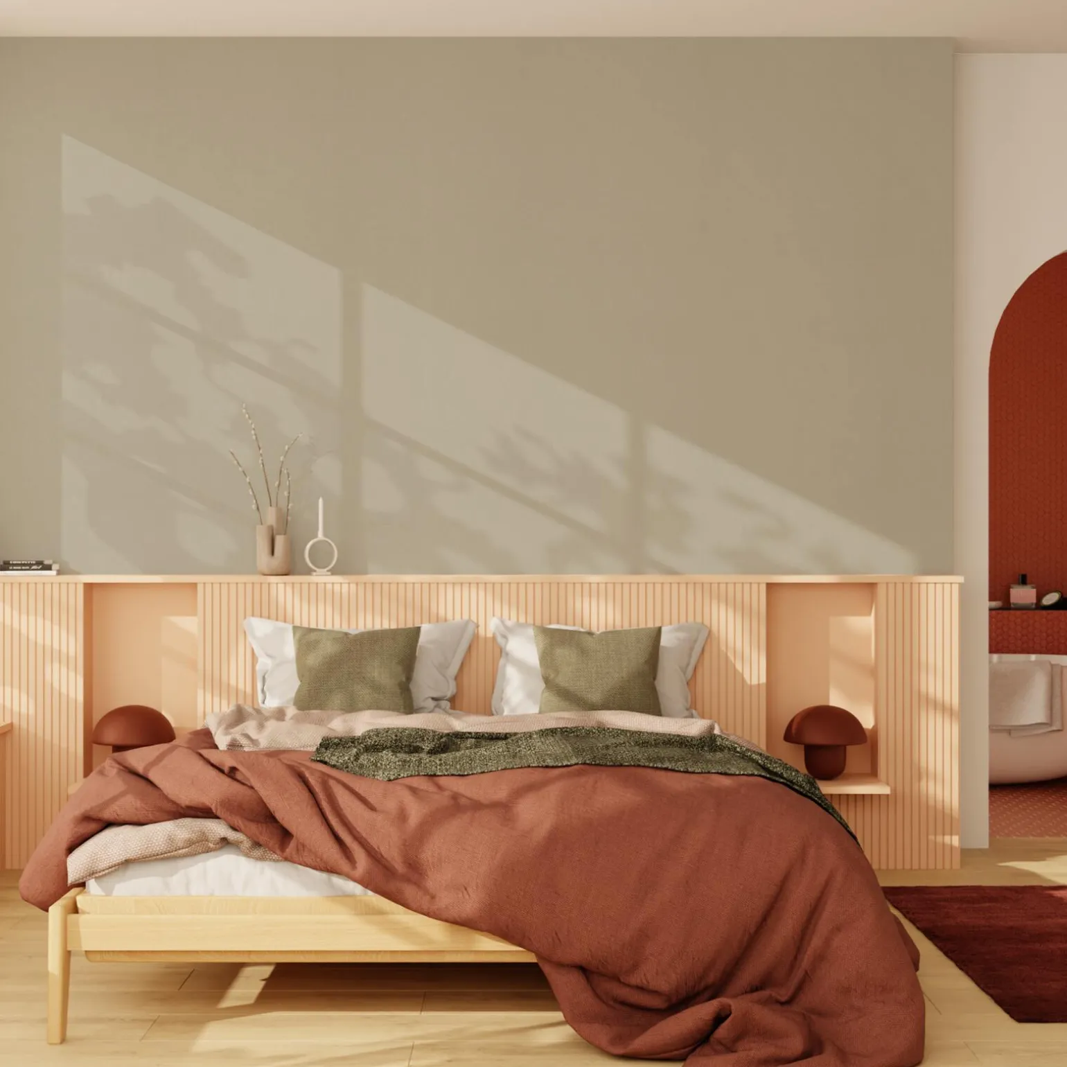 Papier peint intissé PALAZZO coloris ivoirine - 4MURS