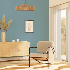 Papier peint intissé PALAZZO coloris bleu grisé - 4MURS