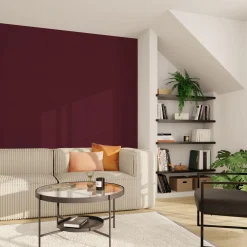 Papier peint intissé PALAZZO coloris rouge bordeaux - 4MURS