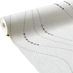 Papier peint intissé PERLIA coloris blanc - 4MURS