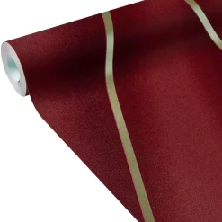 Papier peint intissé PIAZZA coloris lie de vin - 4MURS