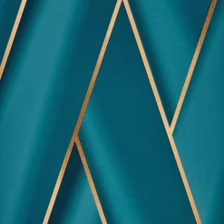 Papier peint intissé PIAZZA coloris bleu paon - 4MURS