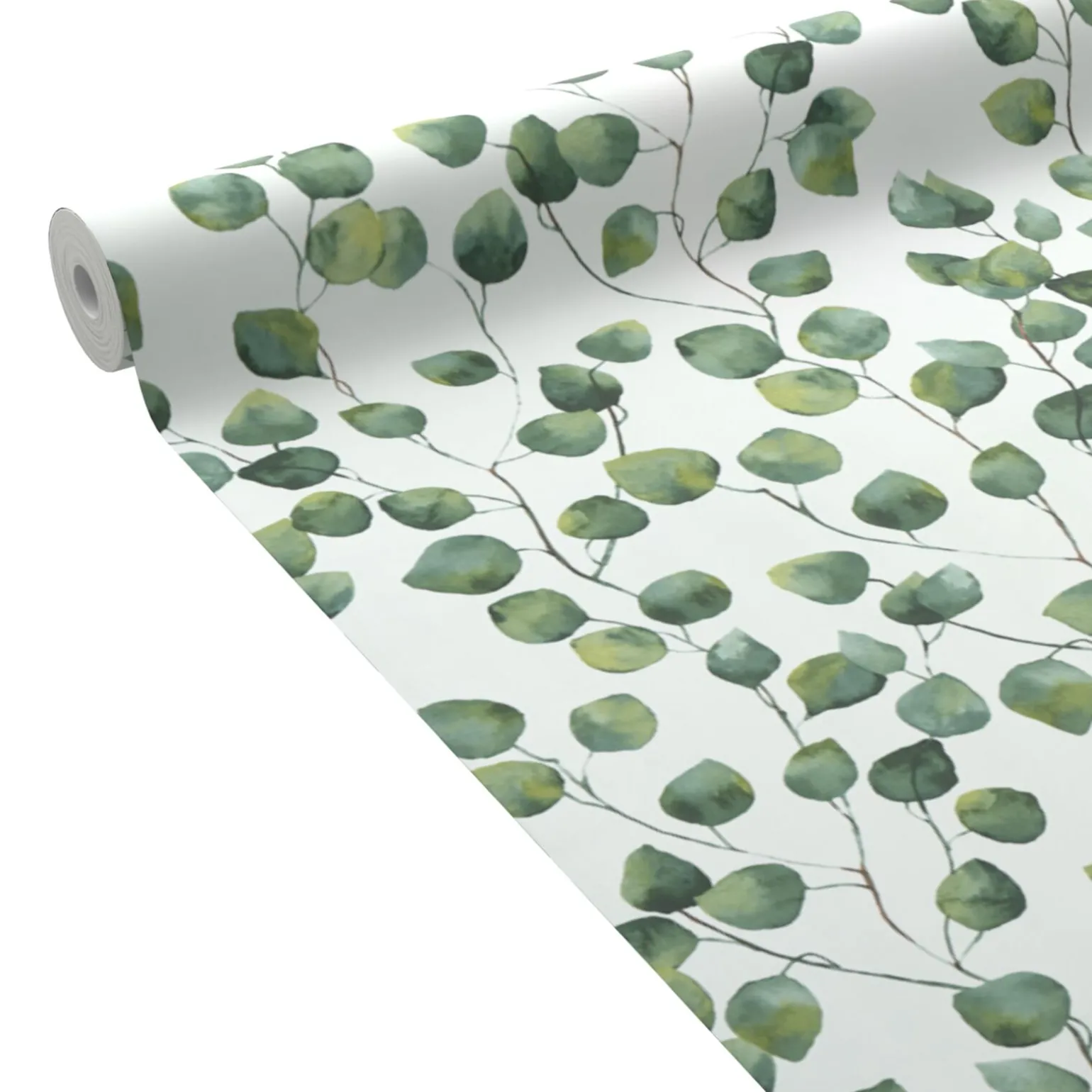Papier peint intissé pré-encollé SADÉE vert feuille - 4MURS