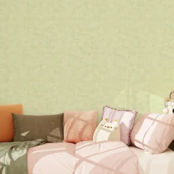 Papier peint intissé RAVENNE coloris vert amande - 4MURS