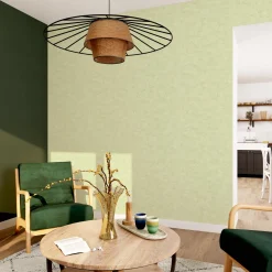Papier peint intissé RAVENNE coloris vert amande - 4MURS
